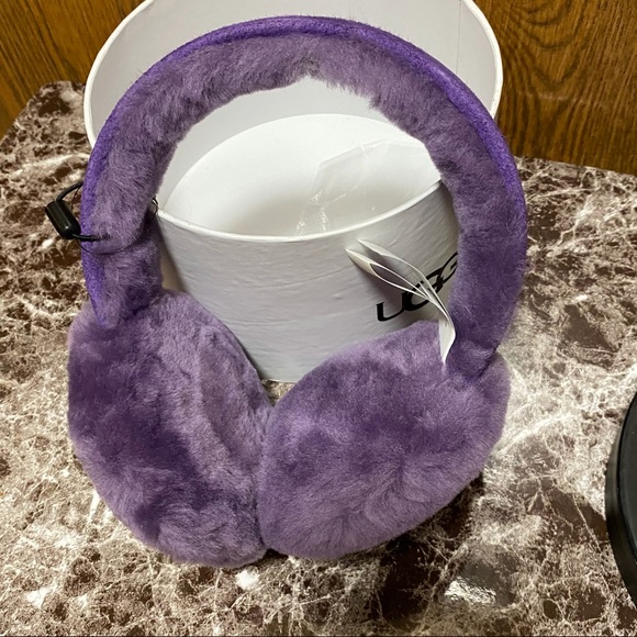 UGG Accessories - UGG sheepskin earmuffs NEW-Never Worn - Violet